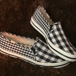 Keds For Kate Spade New York Checkered Slip Ons